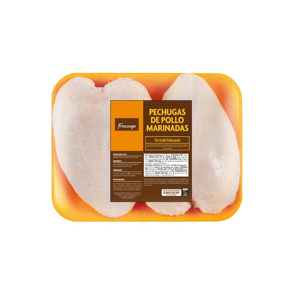 Pechuga de pollo FRESCAMPO congelada