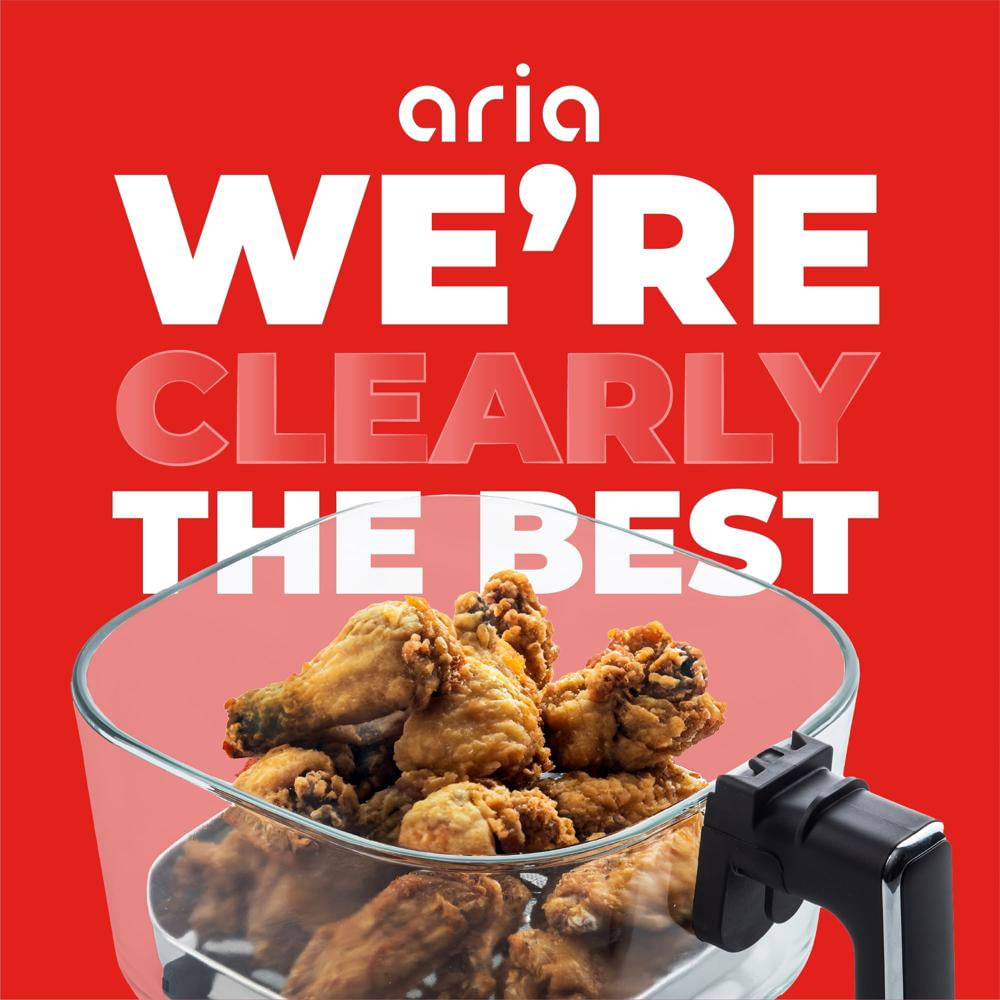Freidora De Aire Aria De 5 Cuartos 8 Preajustes De Cocina Con Cesta De img #2