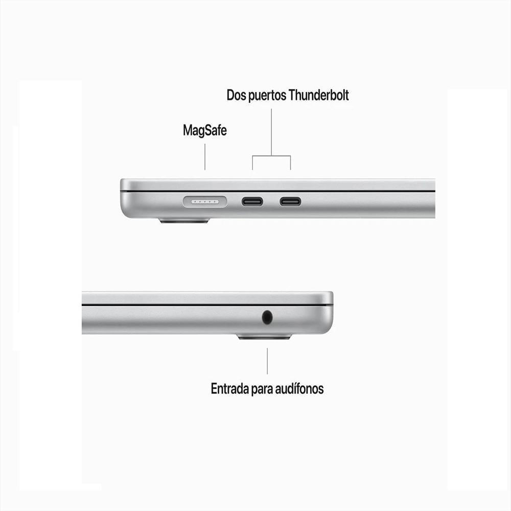 Macbook Air 15 Plateado 8Gb 512Gb Ssd M2 Teclado Español img #3