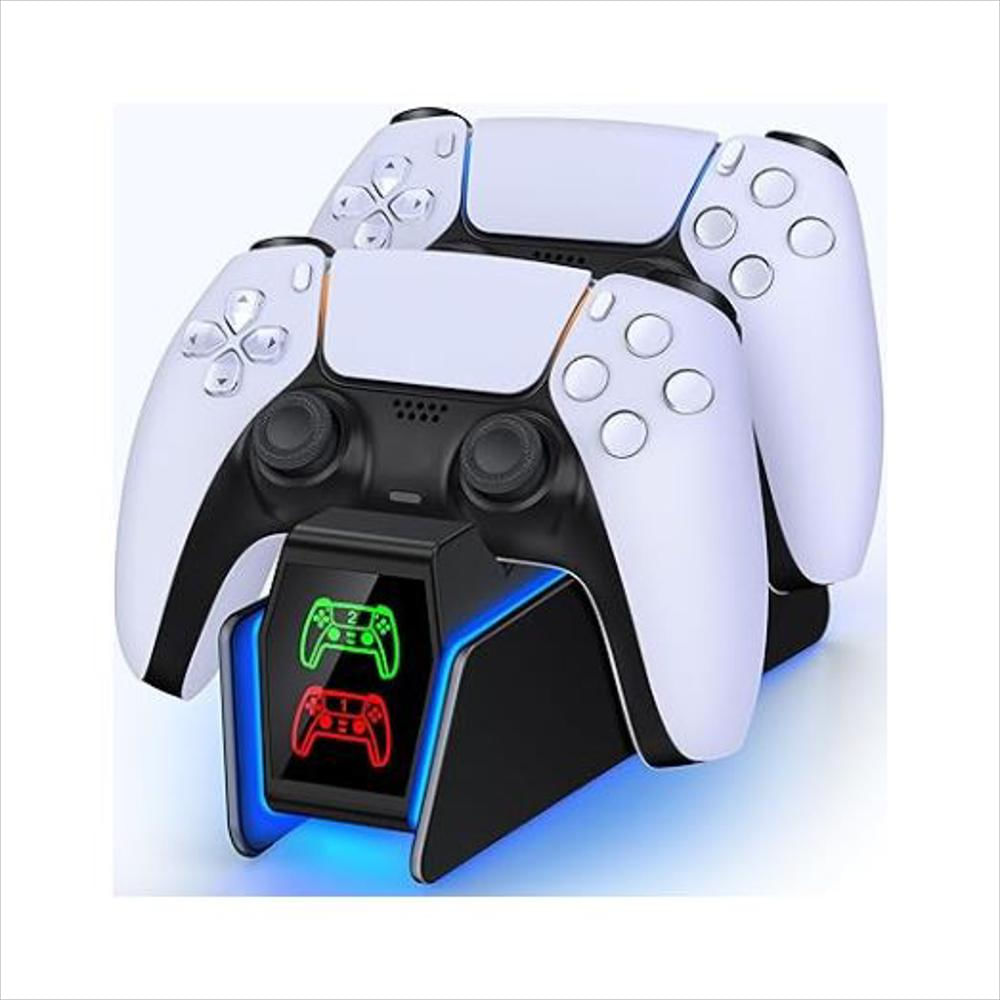 Estación De Carga Para Playstation 5 Dualsense Con Luz Led