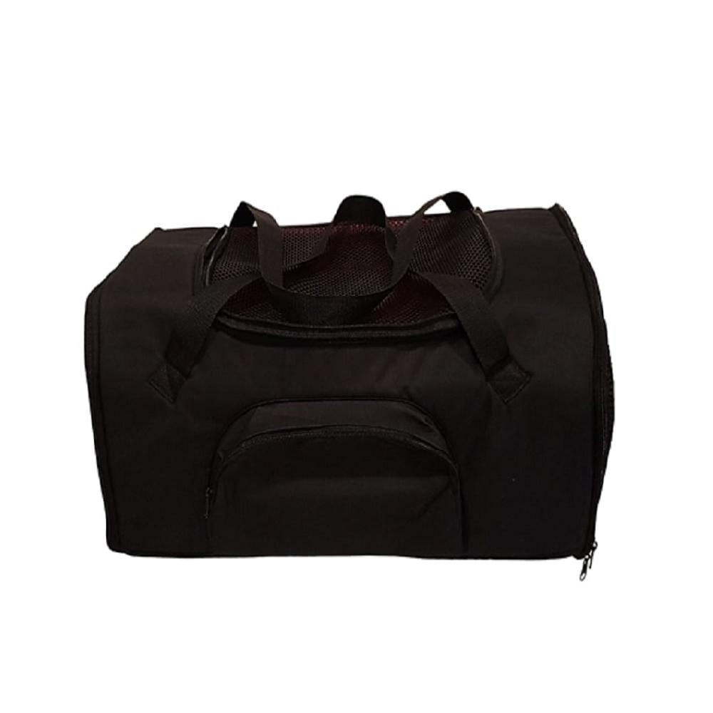 Guacal Maletín Transportador Negro De 43X33x25 Perros Y Gatos En Avión img #1