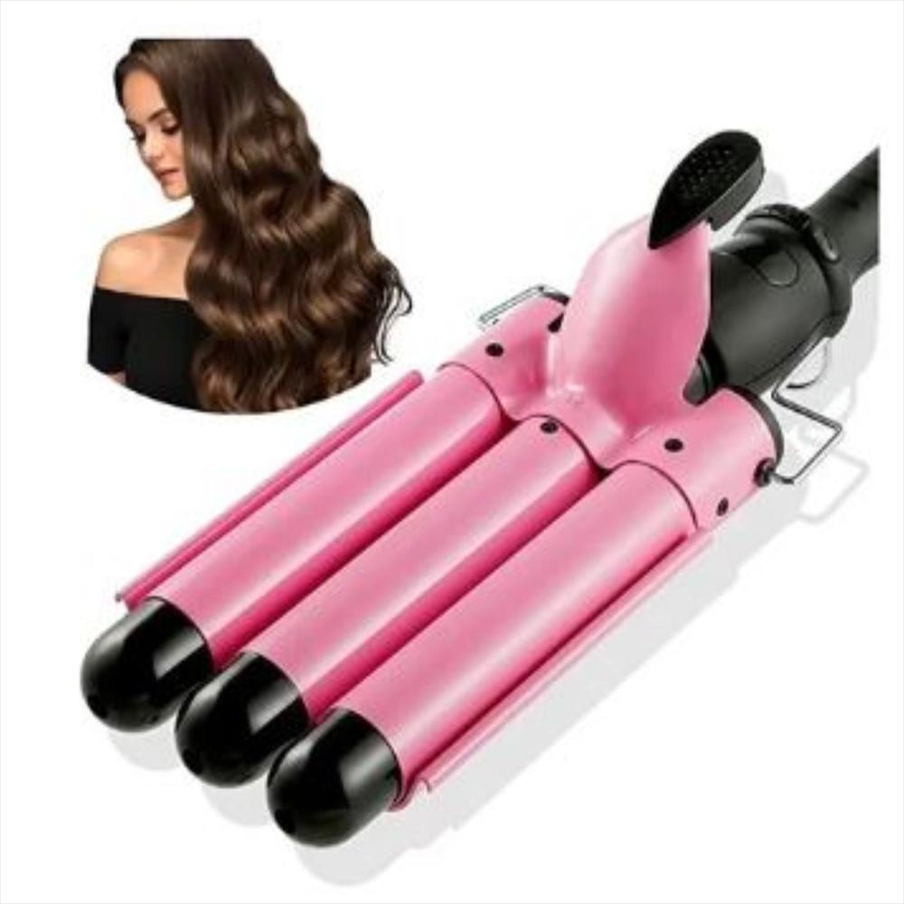 Rizadora Ondulador Para Cabello 3 Tubos 40W Temp Ajustable