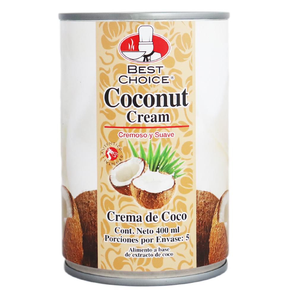 Crema BEST CHOICE COCO CREMOSO (400 ml)