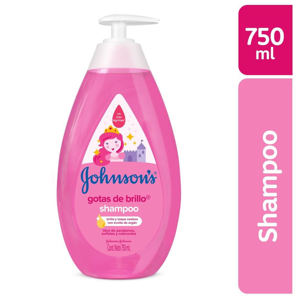 Shampoo JOHNSON S gotas de brillo (750 ml)