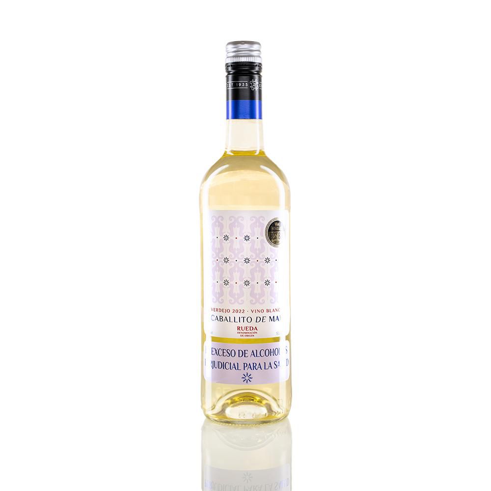 Vino blanco CABALLITO DE MAR MARCA EXCLUSI vegano Verdejo (750 ml)