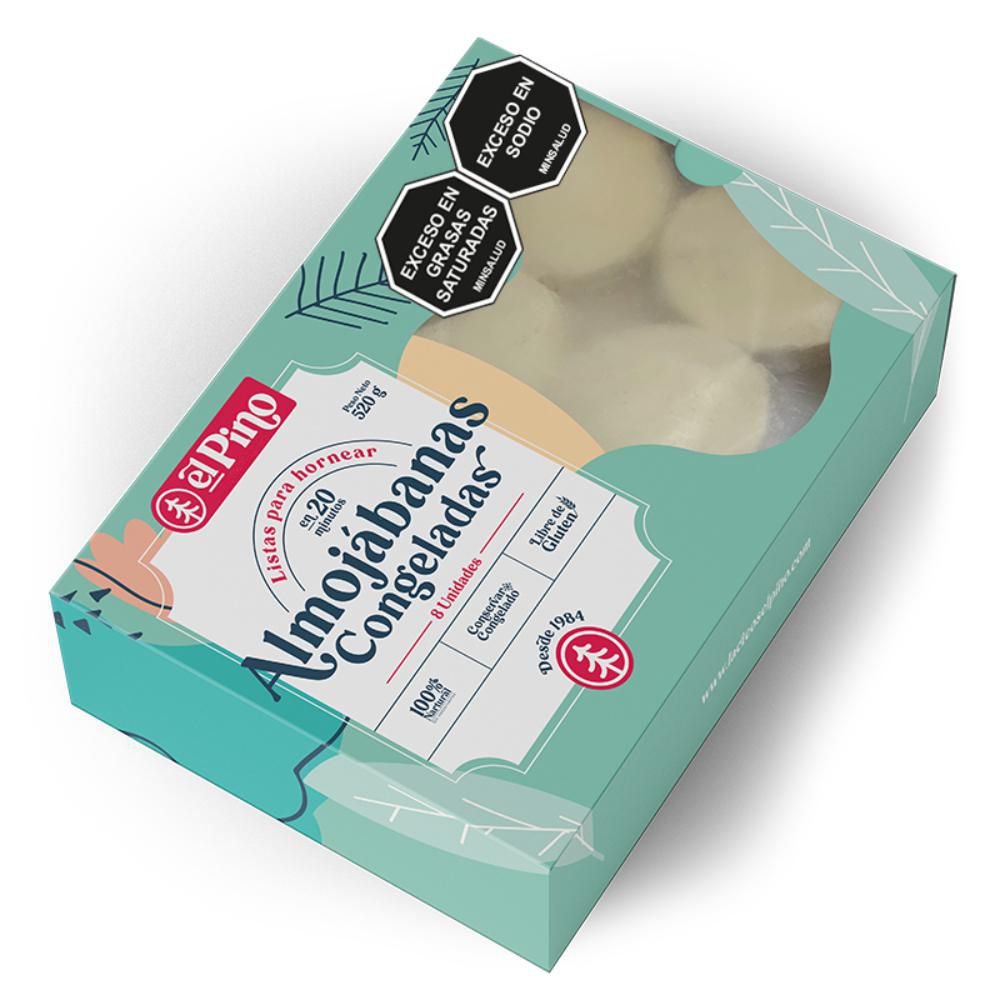 Almojábanas el Pino Derivados Lácteos  x 8 Und (520  gr)