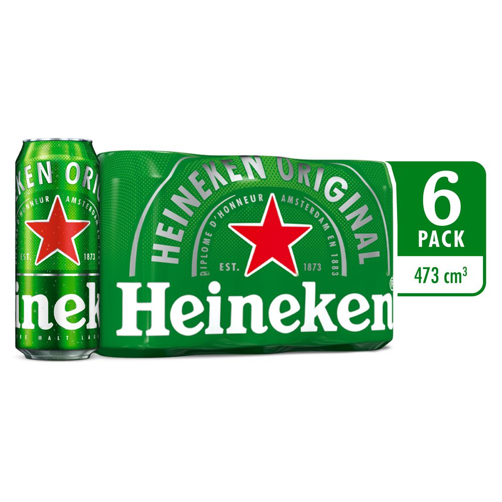 Cerveza HEINEKEN tipo lager lata (2838 ml)