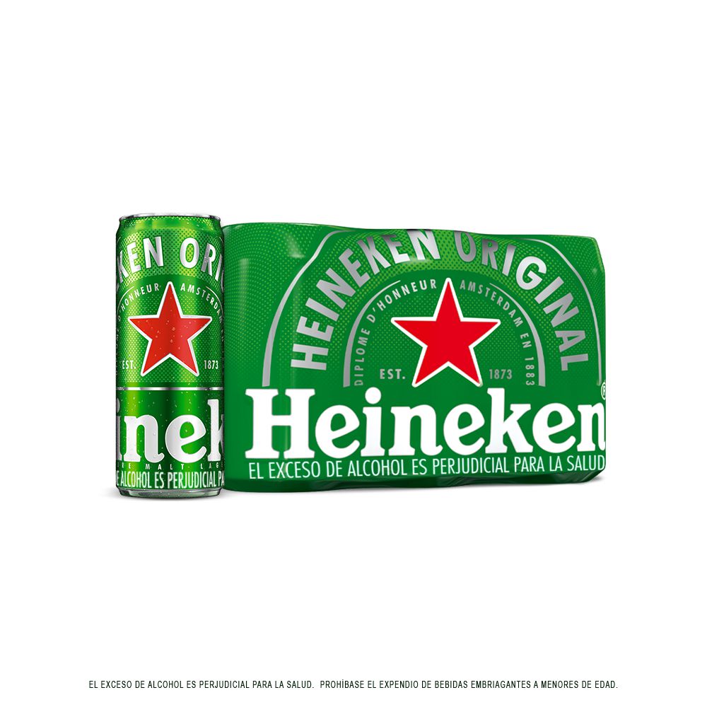 Cerveza HEINEKEN tipo lager lata (1860 ml)