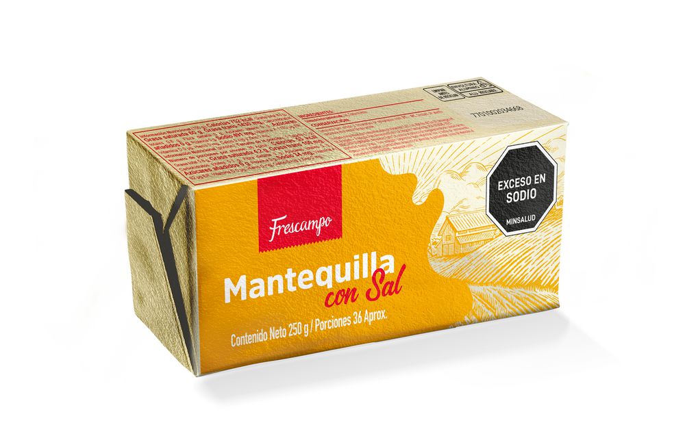Mantequilla Con Sal FRESCAMPO 250  gr img #1