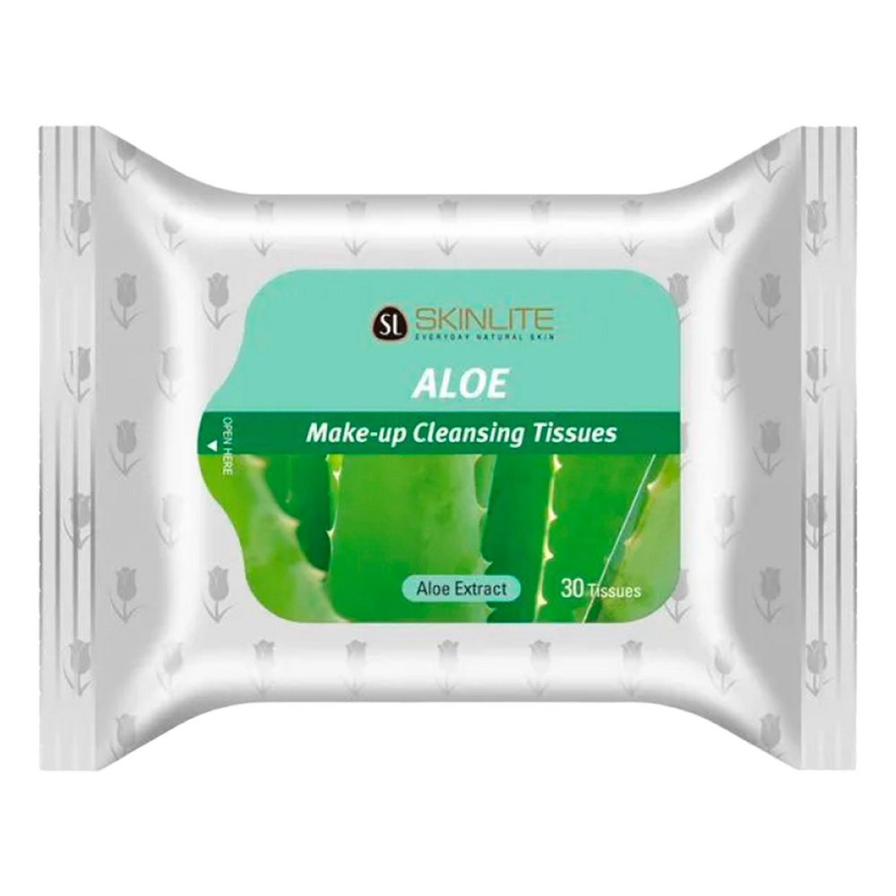 Toallas SKINLITE Desmaquillantes Extracto Aloe (30 und)