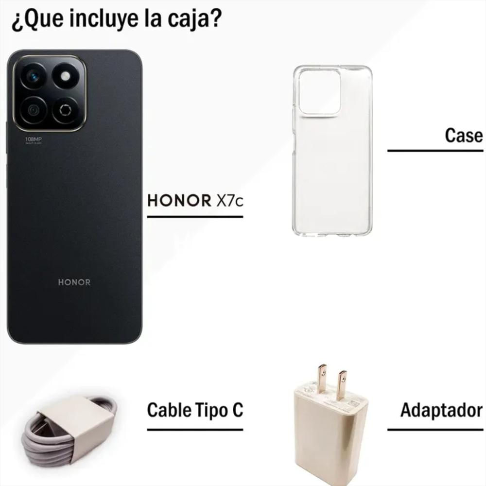 Celular Honor X7c Negro 256Gb 8Ram 108Mp img #4
