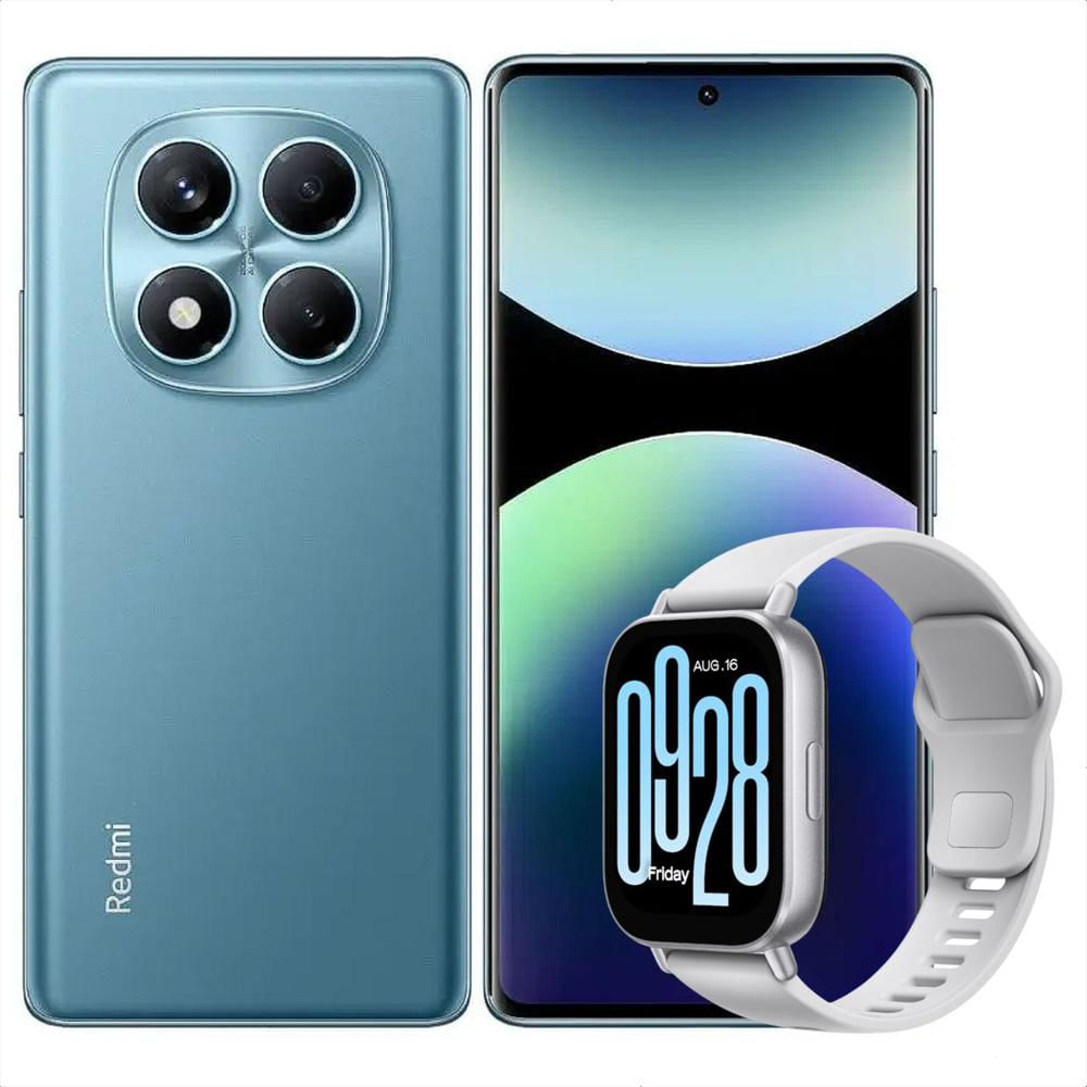 Celular Redmi Note 14 Pro 256Gb /8Gb Negro + Watch 5 Active Slv
