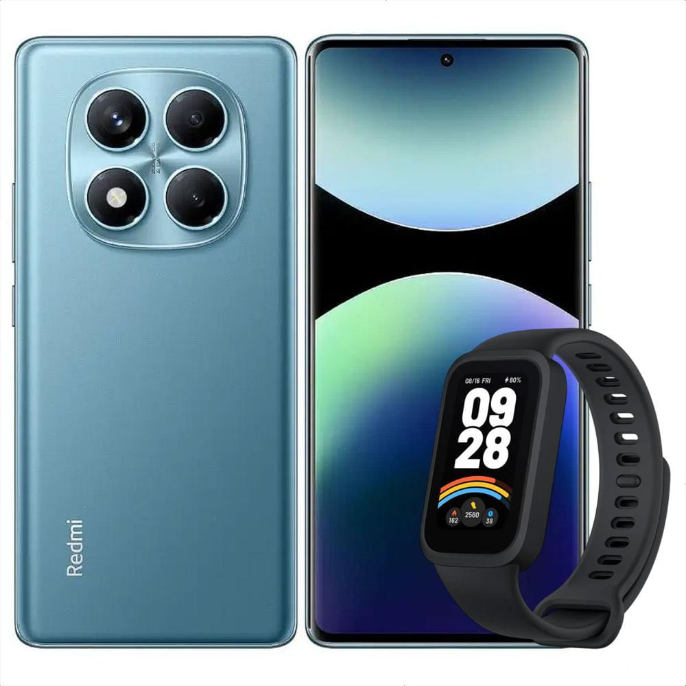 Celular Redmi Note 14 Pro 256Gb /8Gb Azul + Band 9 Active Blk Celular Redmi Note 14 Pro 256Gb /8Gb Azul + Band 9 Active Blk