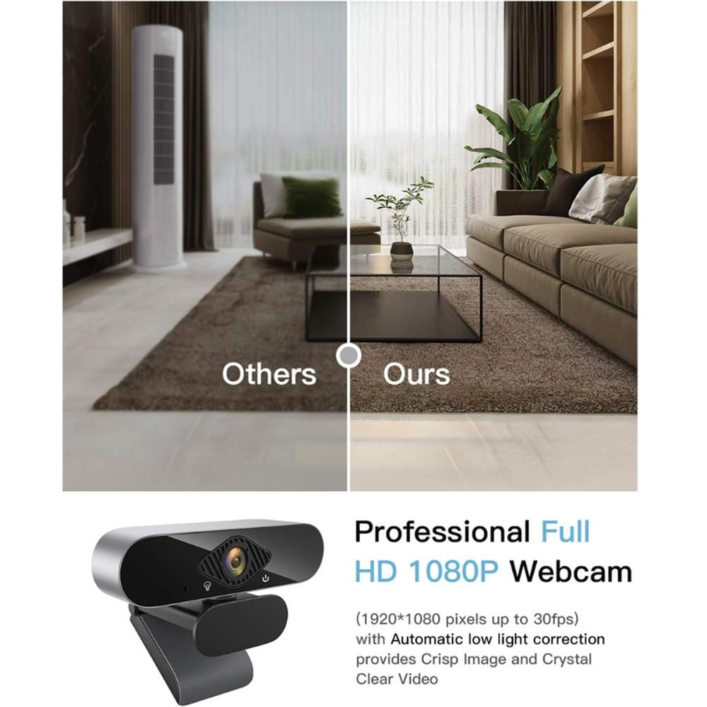 Cámara Webcam Audio Y Video Hd 1080P Web Reducción De Ruido img #5