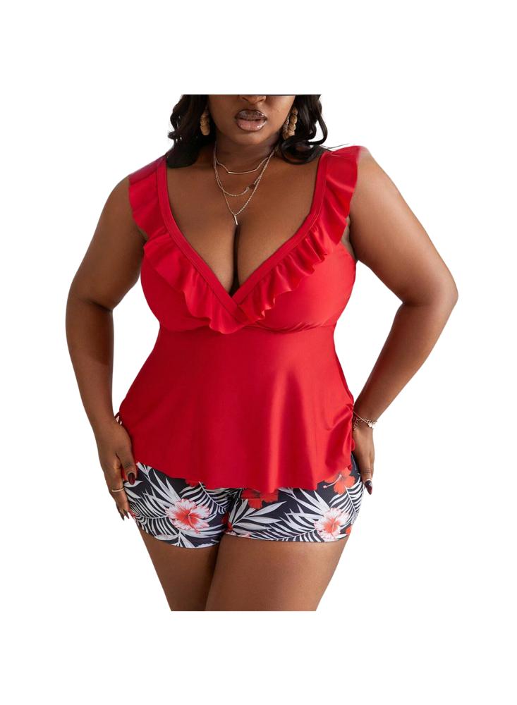 Vestido De Baño Agata Plus Traje De Baño Bikini Malla