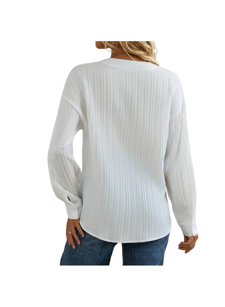 Blusa Casual Camisa Manga Laerga img #3