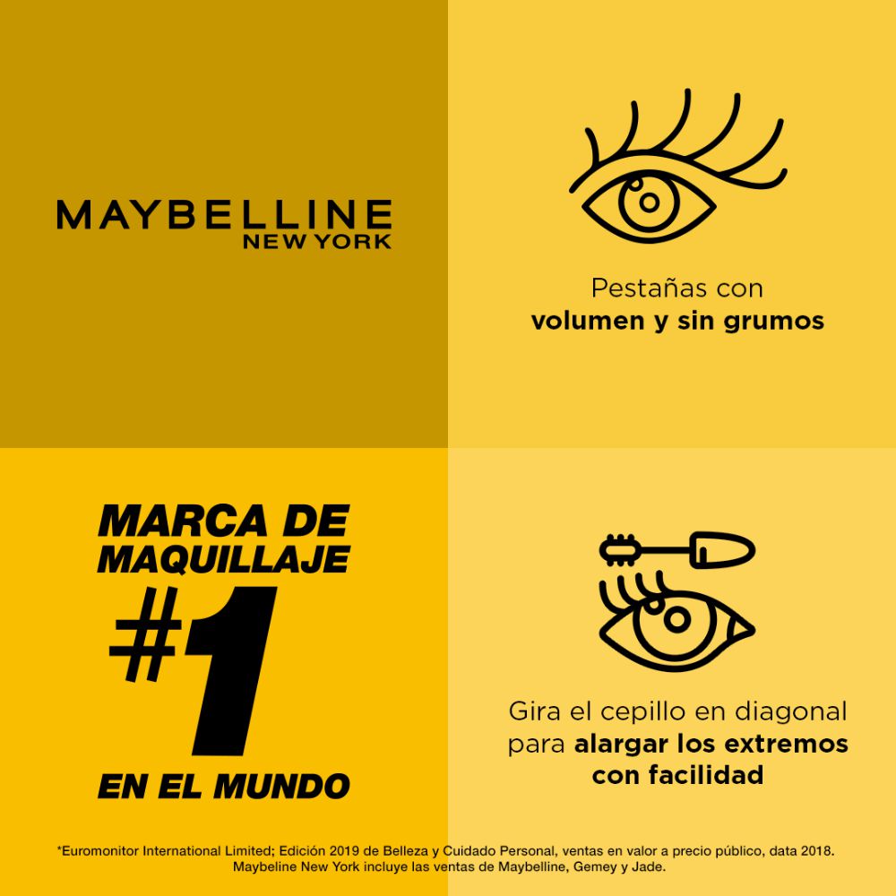Pestañina Extreme. MAYBELLINE  (1  und) img #6