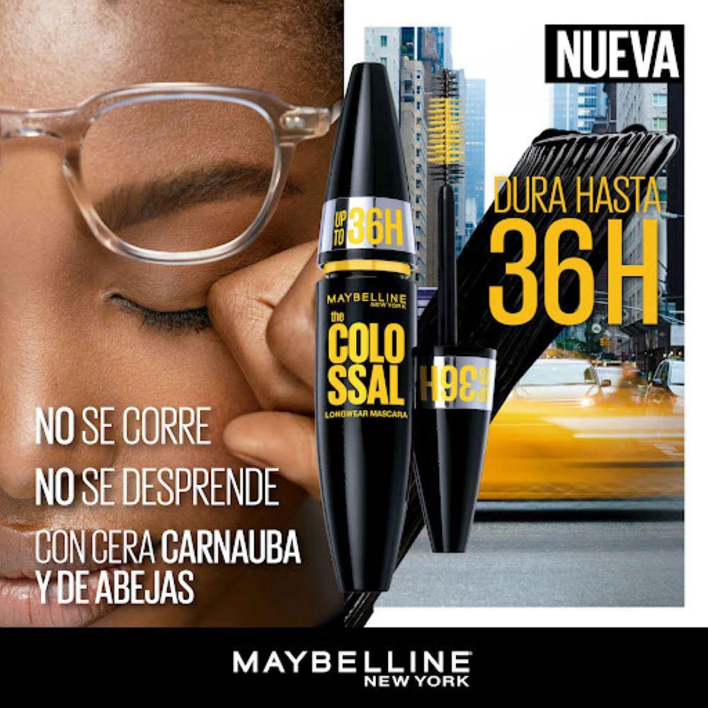 PESTA?INA MAYBELLINE A PRUEBA AGUA 36H (8  ml) img #3