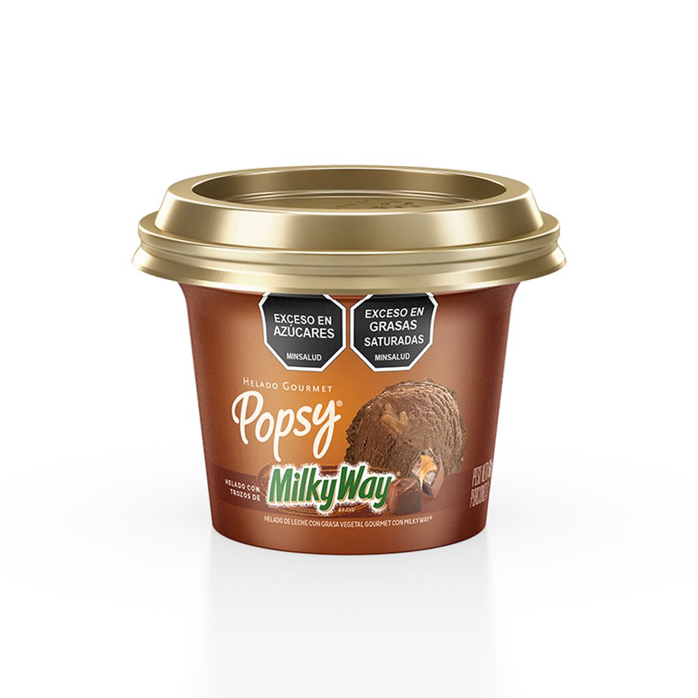 Helado POPSY Vasito Milkyway Gourm (60 gr)