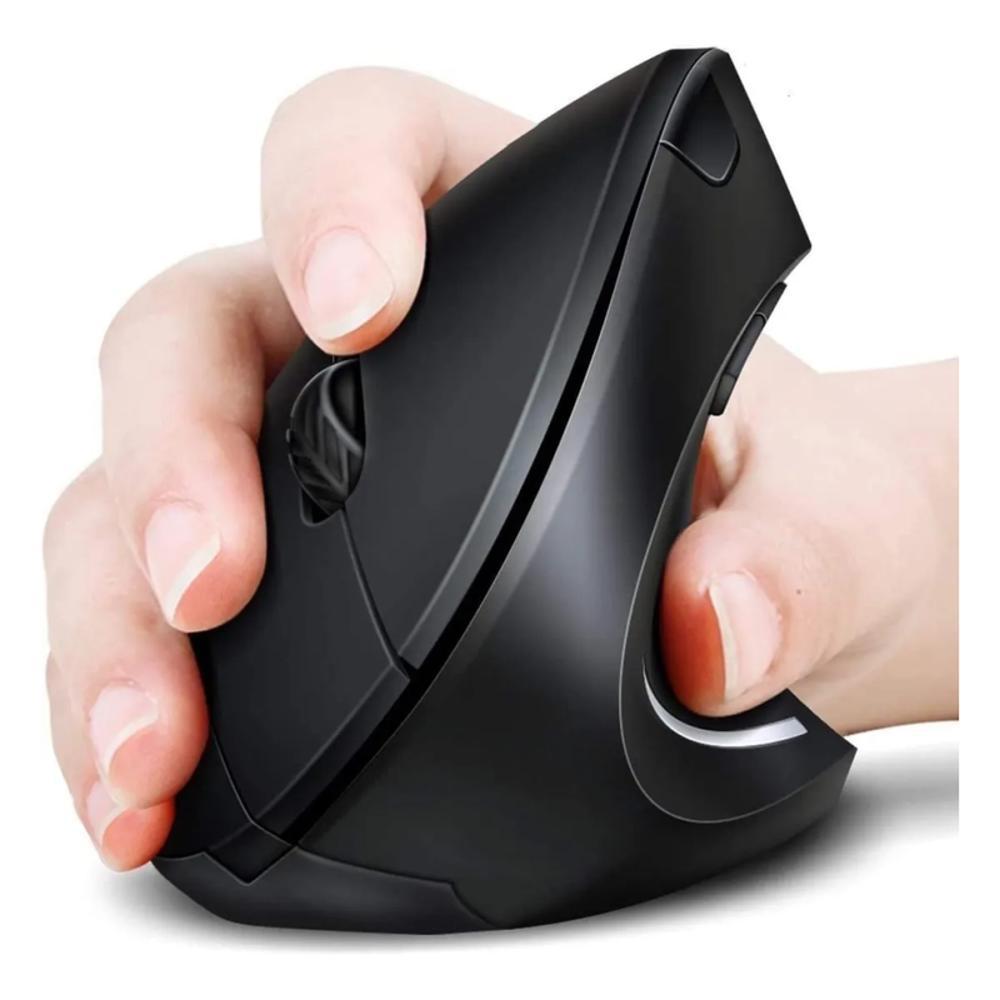 Mouse Ergonomico Vertical Inalambrico 2.4G Recargable Usb