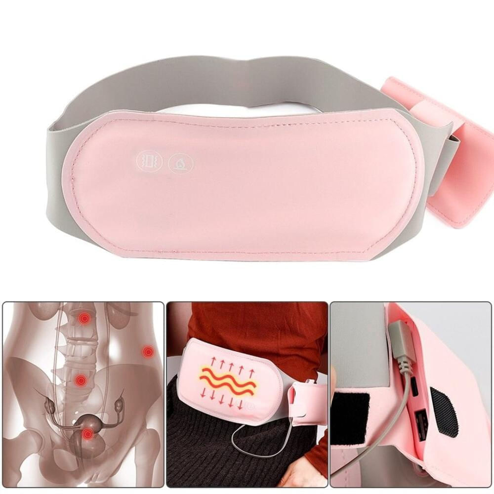 Cinturón Almohadilla Térmica Para Aliviar Cólicos Menstruales