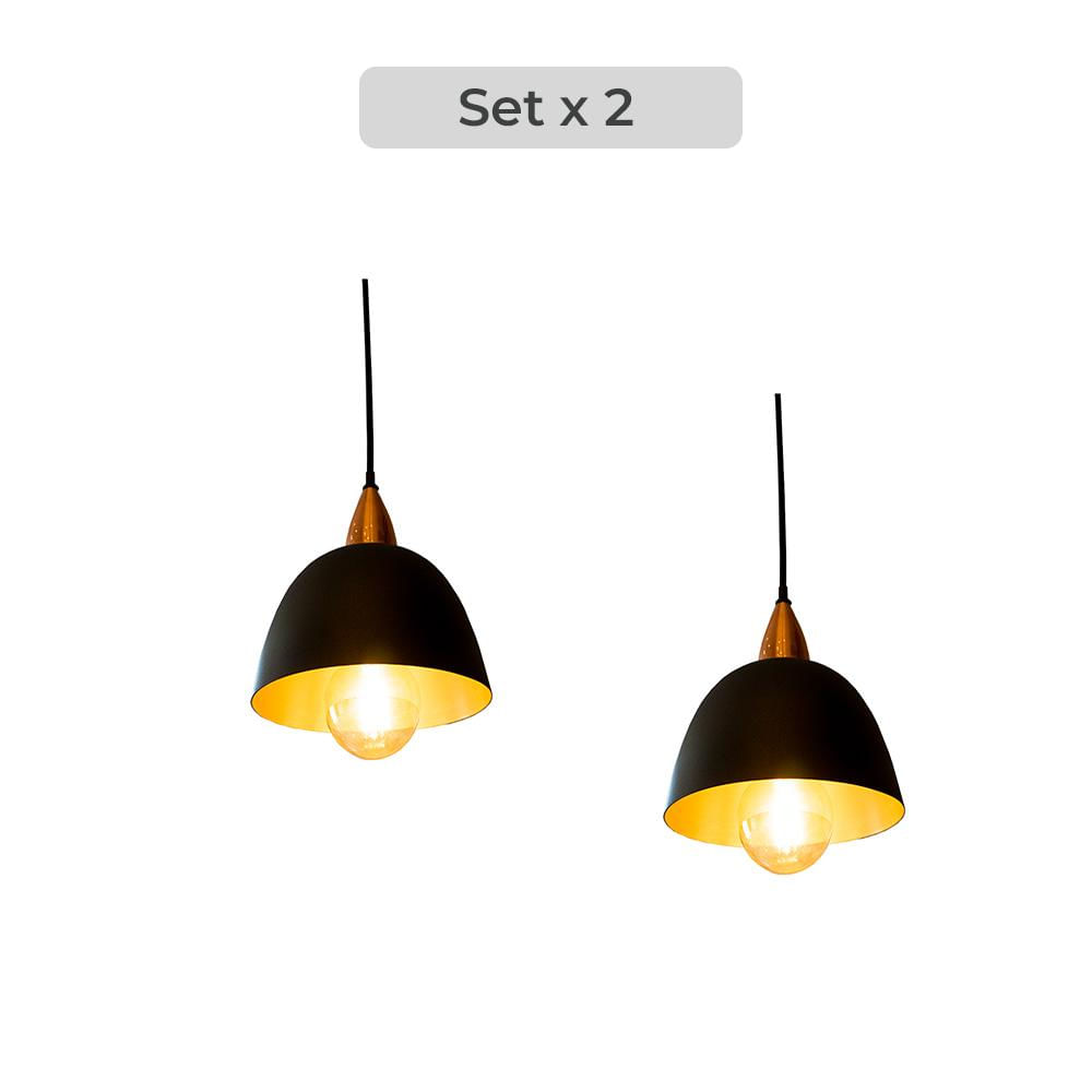 Set X2 Lámpara Decorativa Colgante Lynet I Galicia Elegancia Compacta Y Versátil