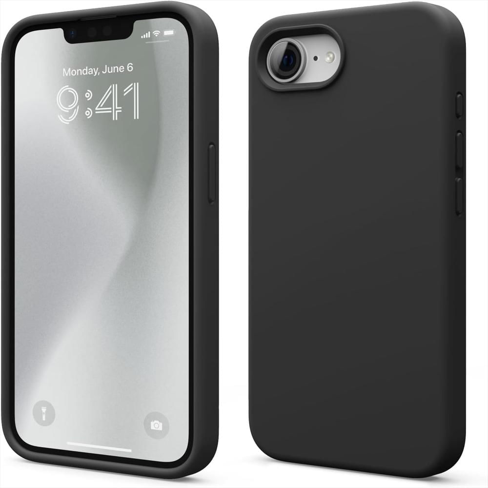 Estuche Para Iphone 16E Silicone Elago En Negro Estuche Para Iphone 16E Silicone Elago En Negro