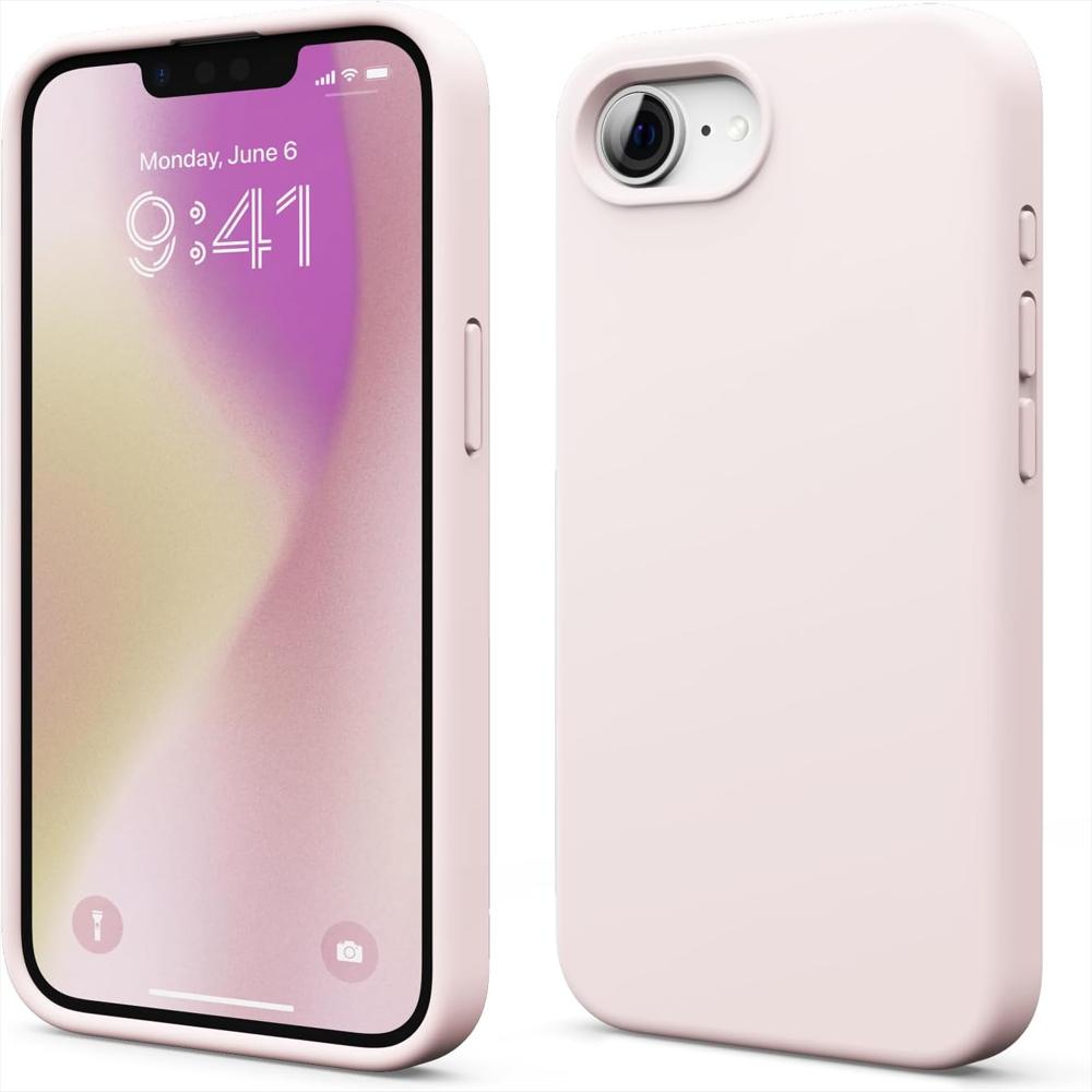 Estuche Para Iphone 16E Silicone Elago En Rosado