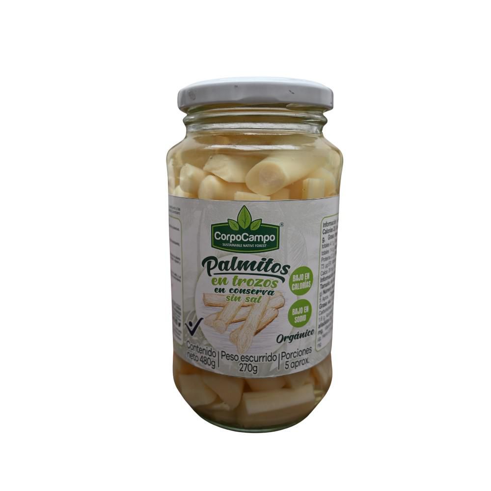 Palmito CORPOCAMPO En Conserva Organico (270 gr)