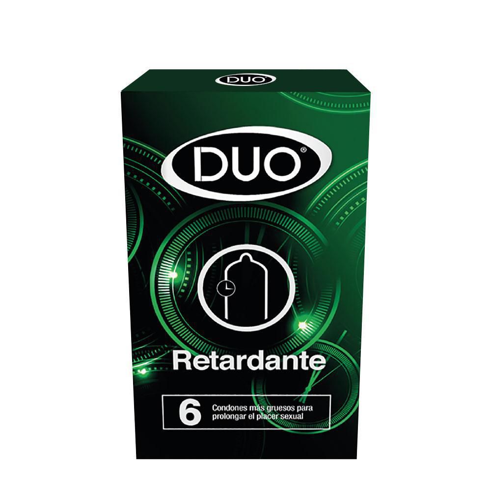 Condones DUO retardante x6und (6 und)