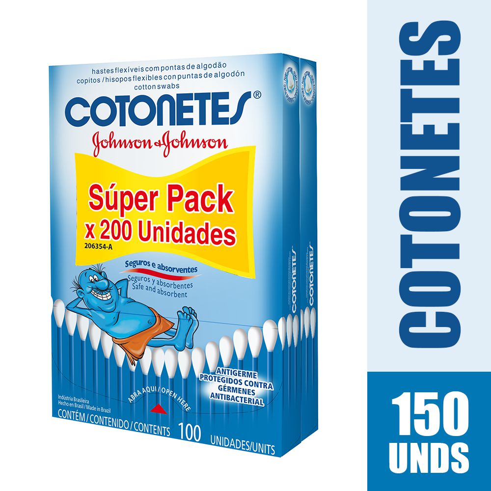 Cotonetes JOHNSON S súper pack (120  und) img #1