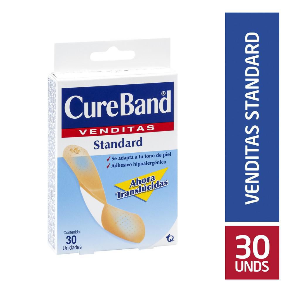 Curas CUREBAND venditas standard traslucidas (30 und)
