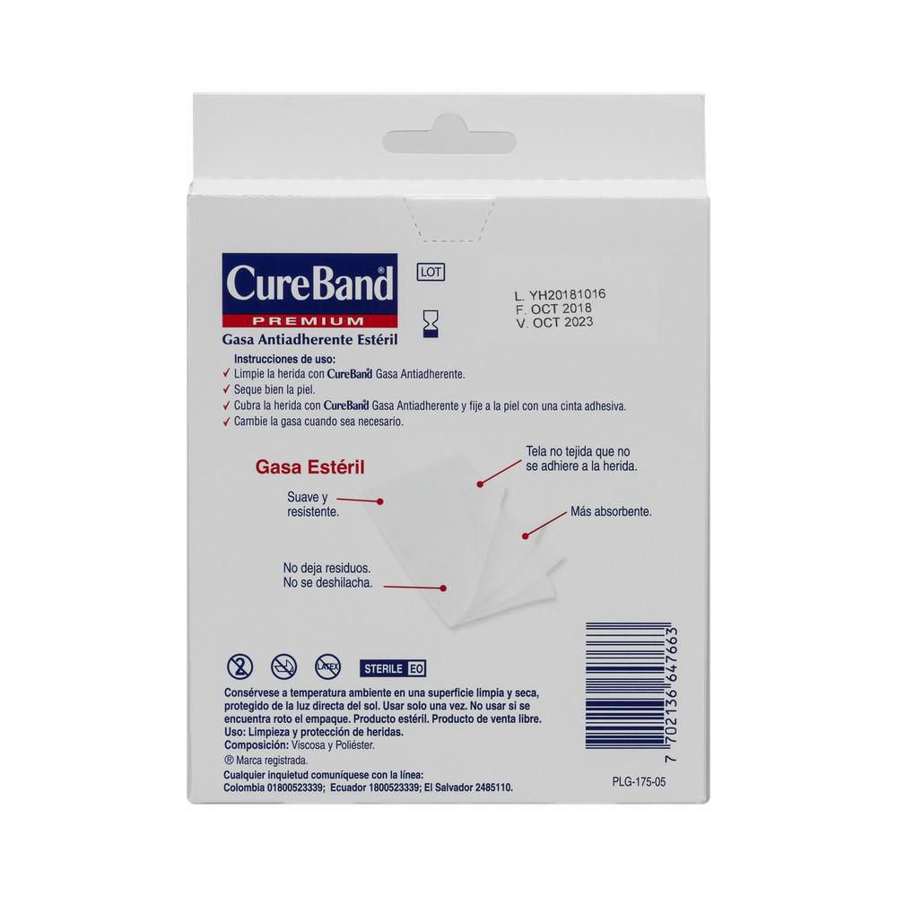 Gasa CUREBAND antiadherente estéril (9  und) img #3