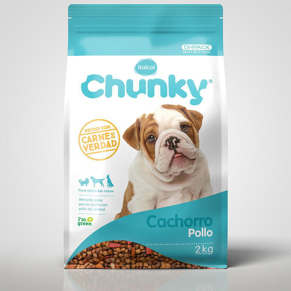 Alimento perro cachorro pollo CHUNKY 2000  gr
