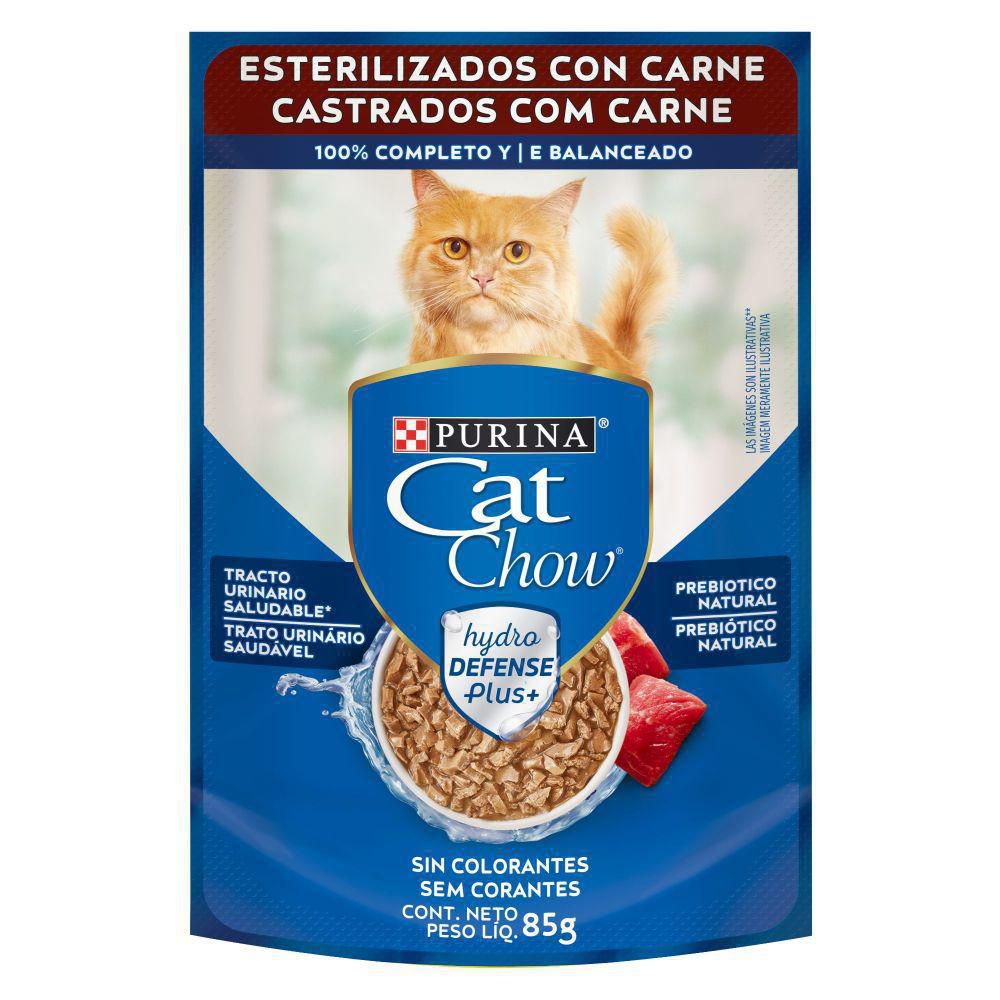 Alimento Gatos Adultos Esterilizados PURINA CAT CHOW 85 gr