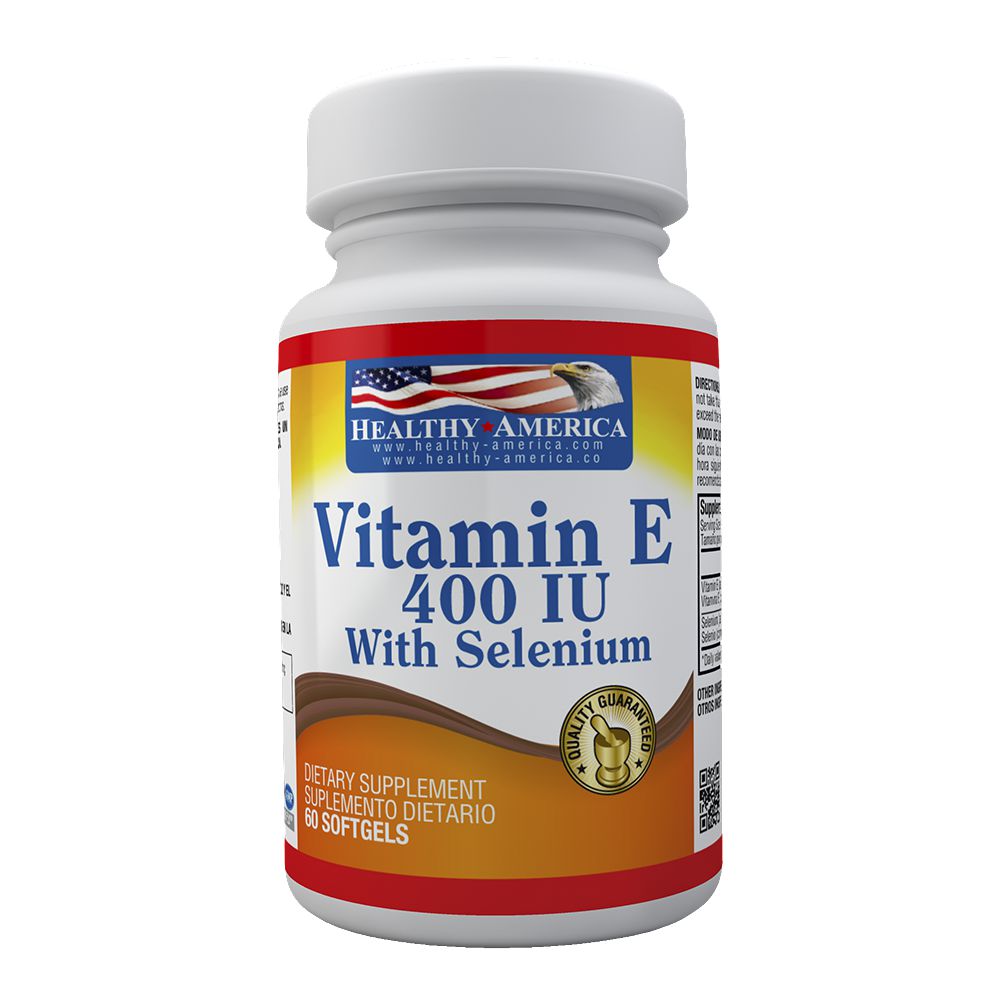 Vitamina HEALTHY AMERICA E 400 IU (50 und)