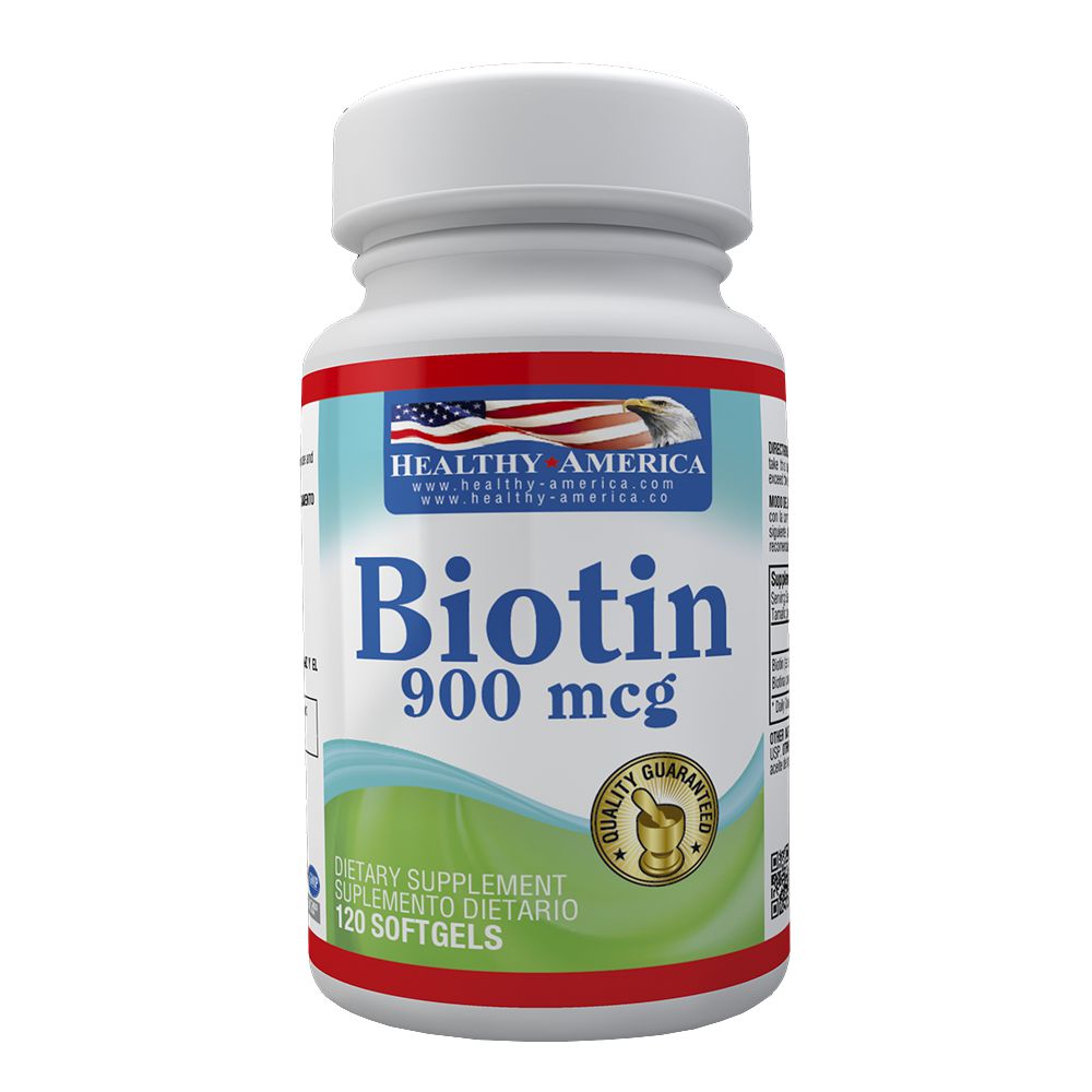 Suplemento HEALTHY AMERICA Dietario Biotina (120 und)