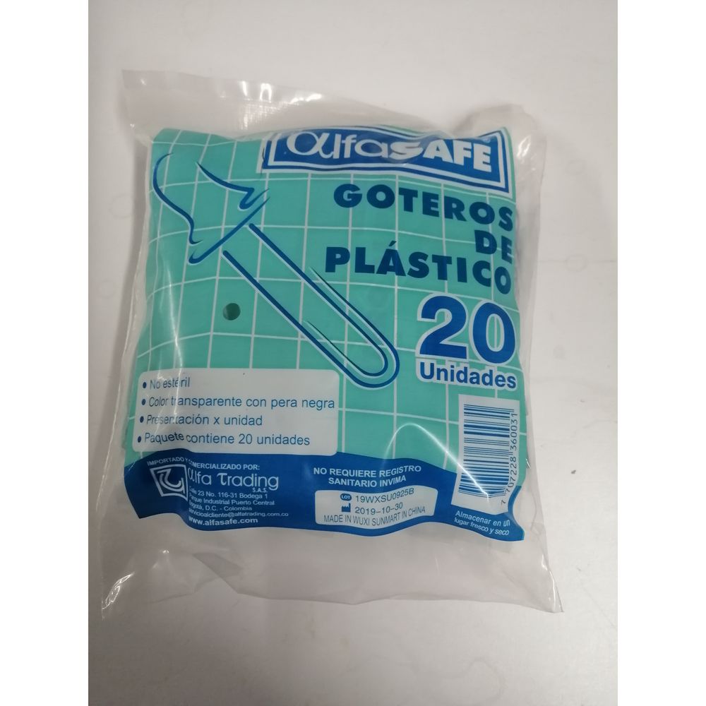GOTERO PLASTICO ALFA TRADING ORGP001