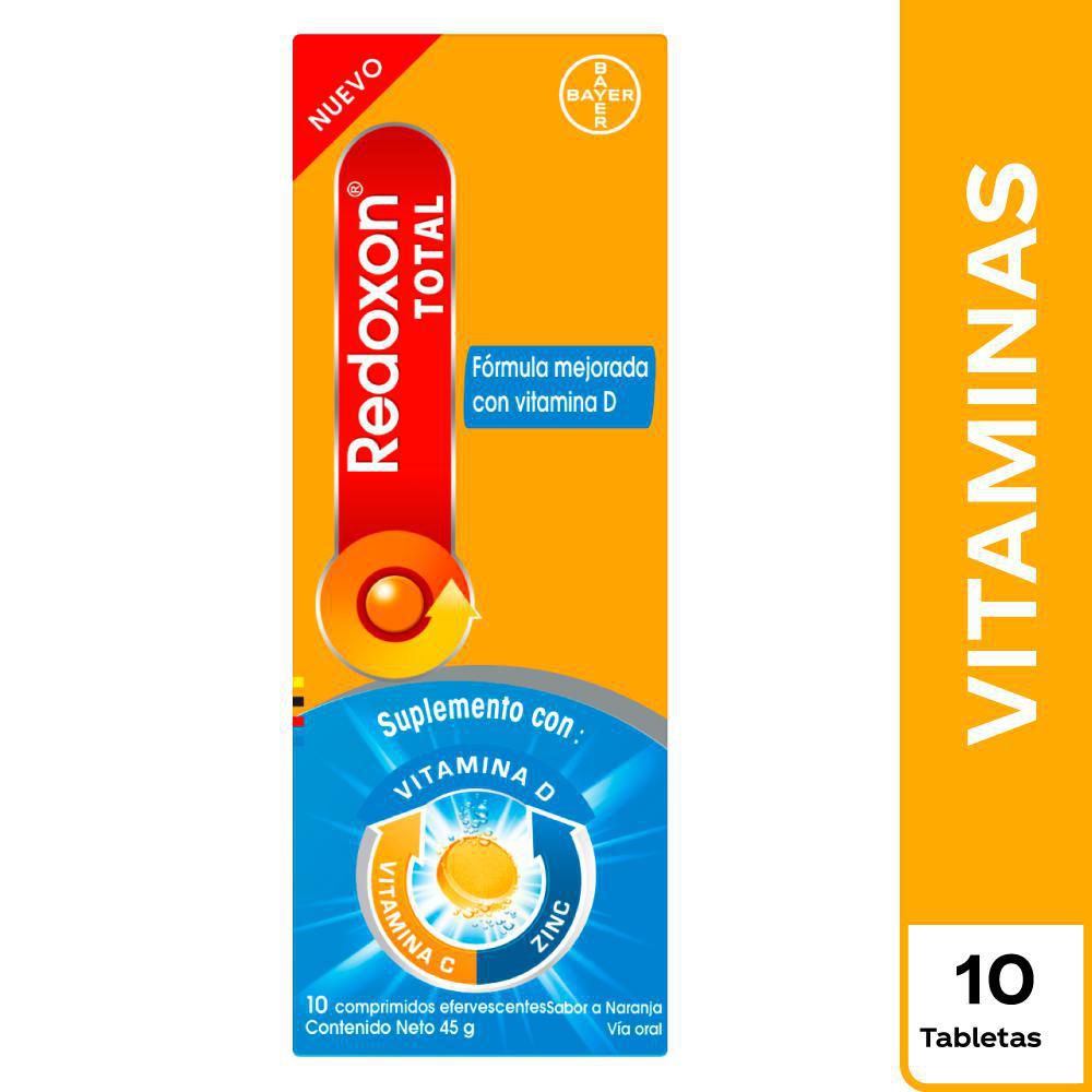 Vitamina REDOXON C Mas Zinc Mas D (10 und)