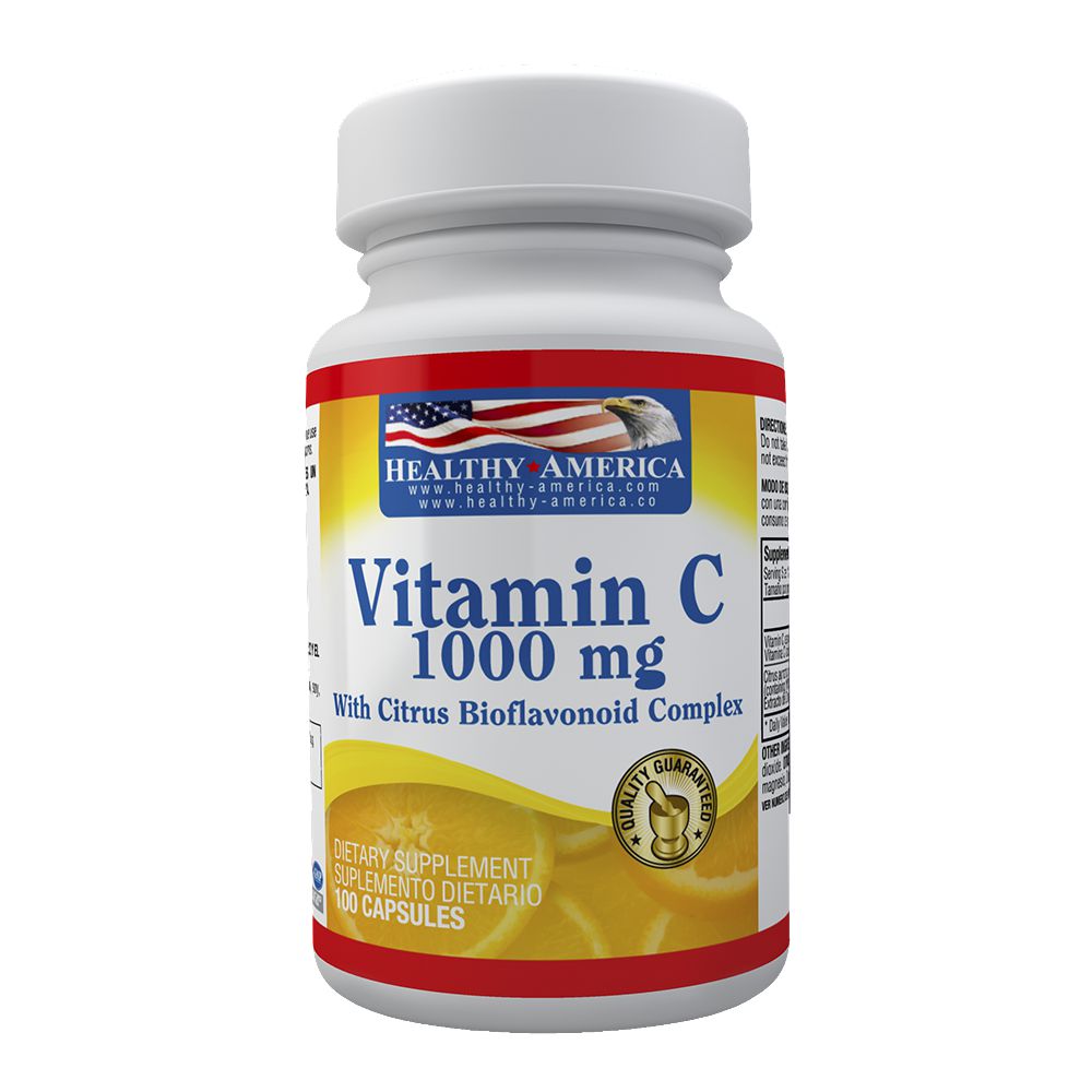Vitamina HEALTHY AMERICA C 1000 Mg (100 und)