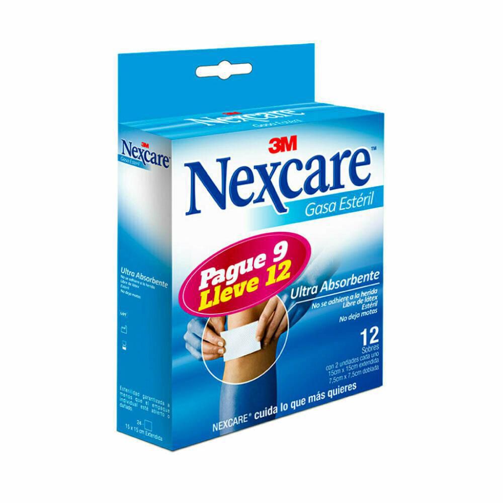 Gasa NEXCARE PAGUE 9 LLEVE 12 (9 und)