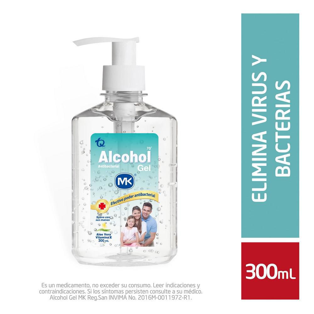 Alcohol ALCOHOL MK En Gel Antibacterial (300 ml)