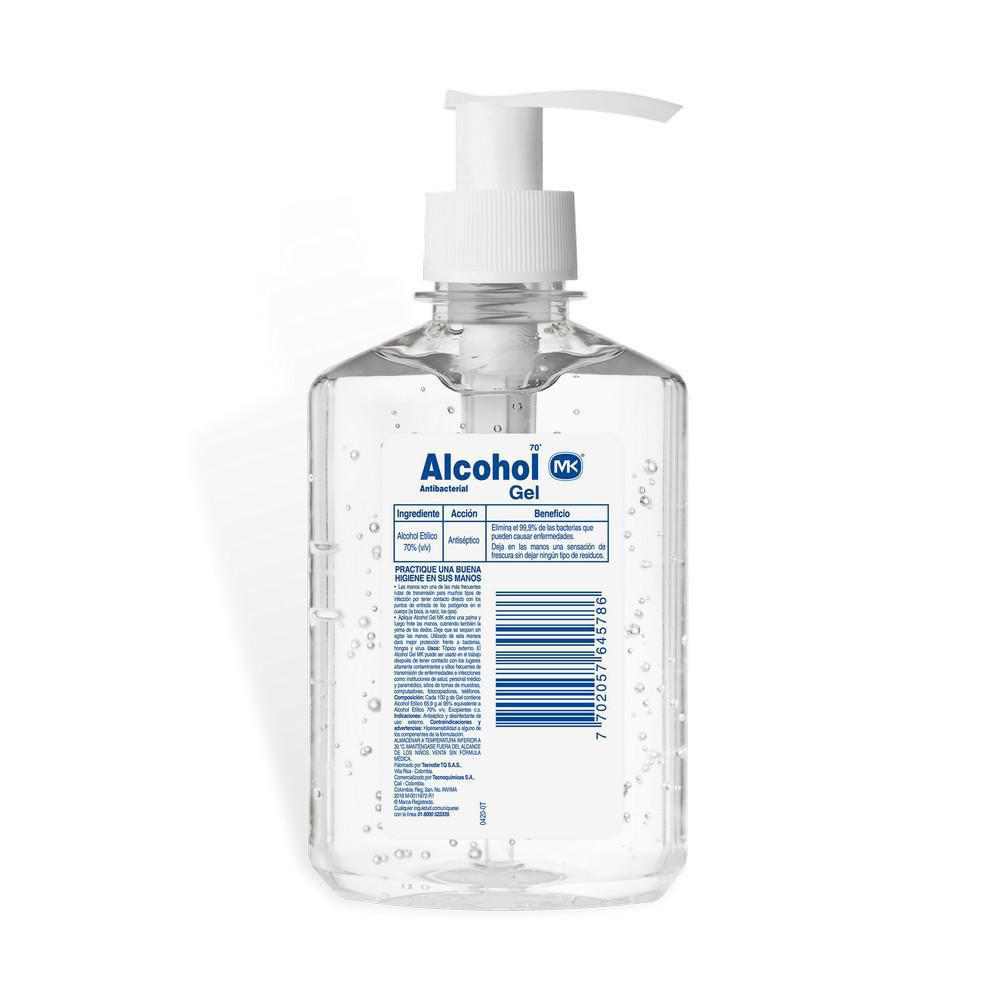 Alcohol ALCOHOL MK En Gel Antibacterial (300  ml) img #3