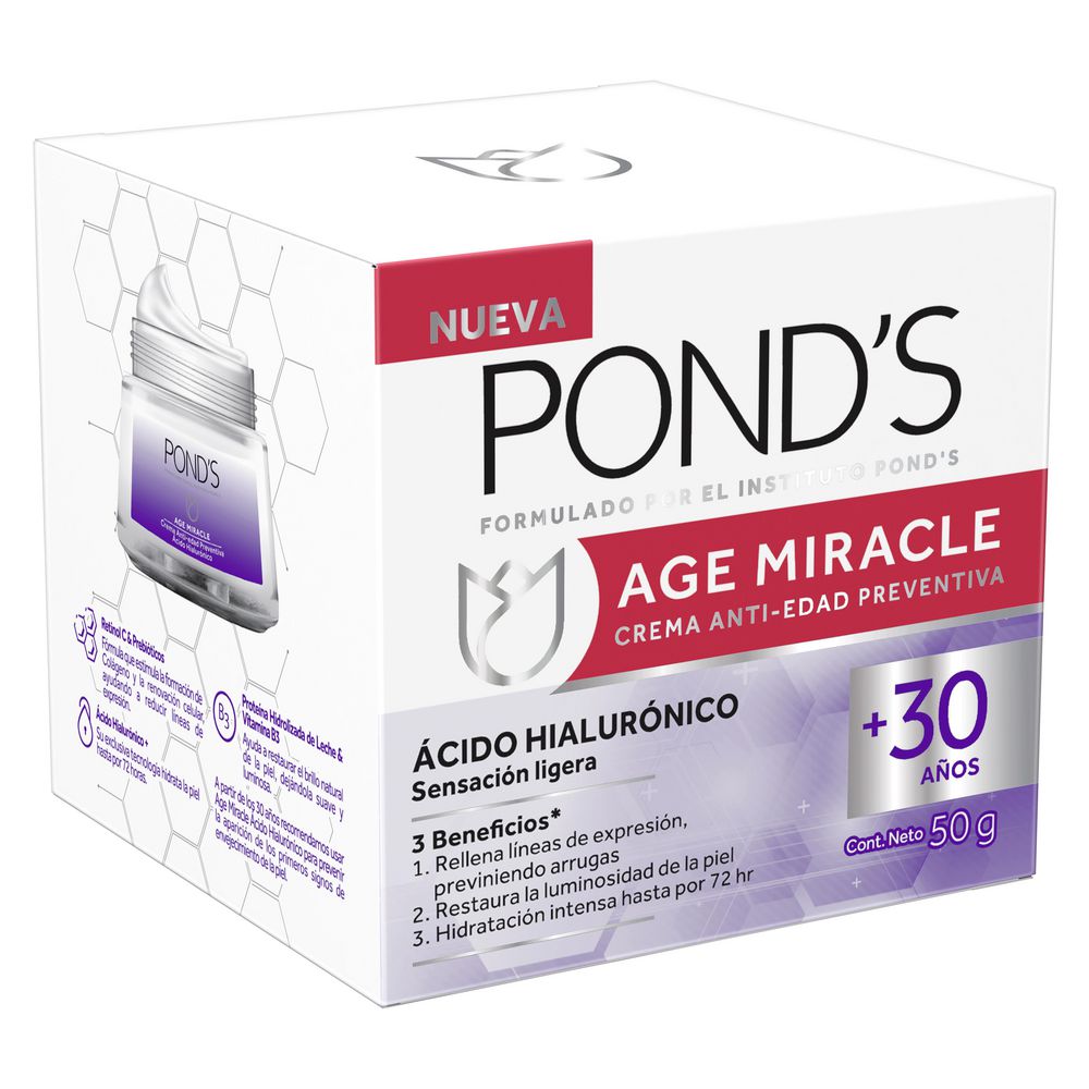 Crema Facial PONDS Age Miracle Antiedad  (50  gr) img #3