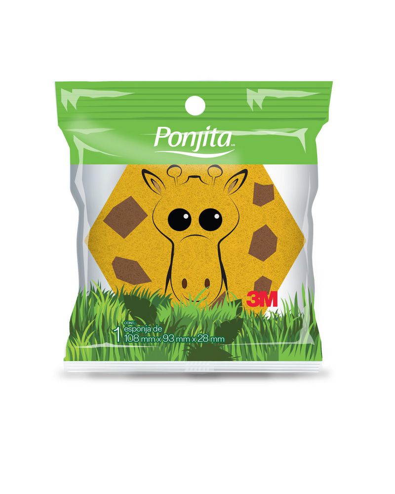 esponja PONJITA Kids Animales (1 und)