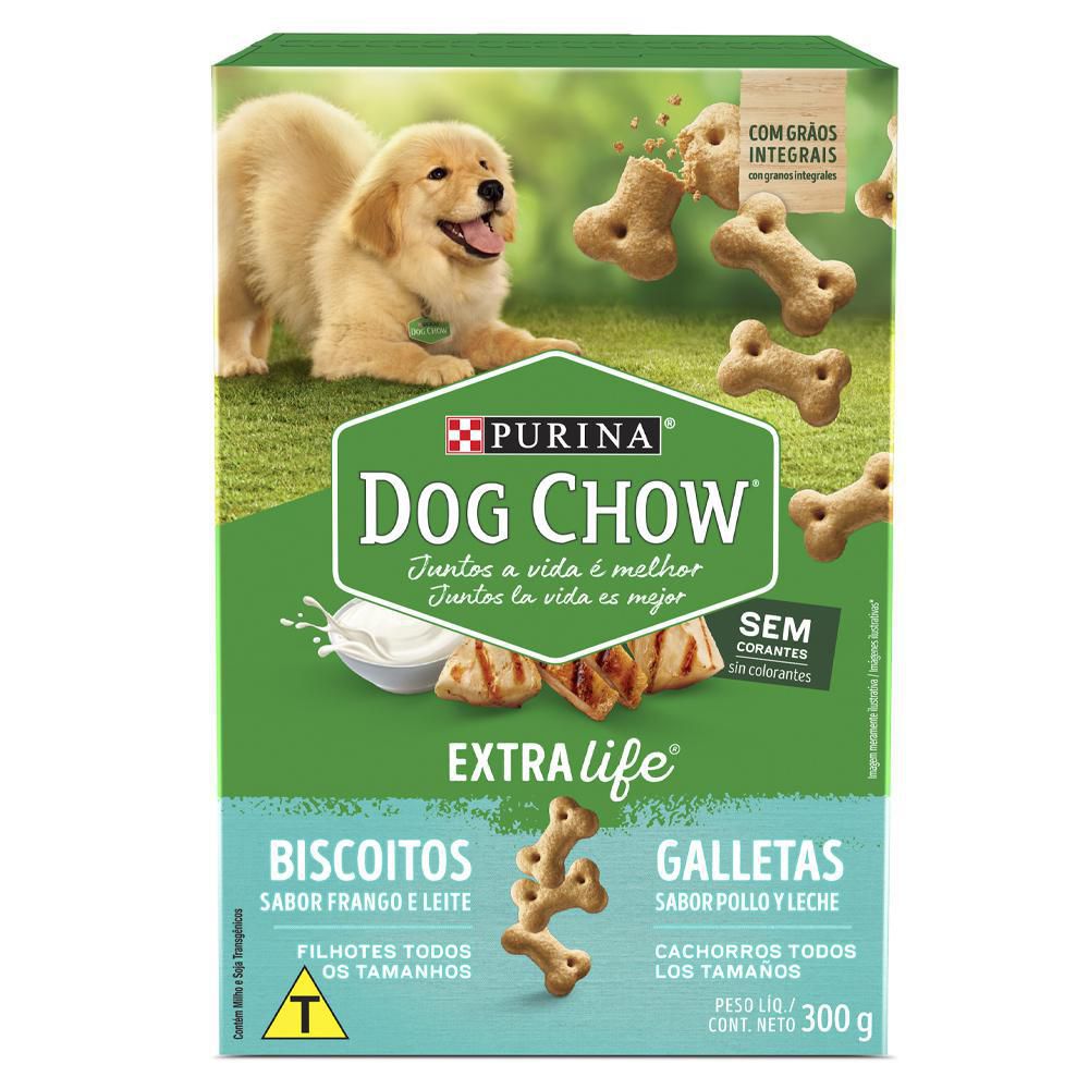 Galletas Pollo Leche PURINA DOG CHOW 300  gr img #1