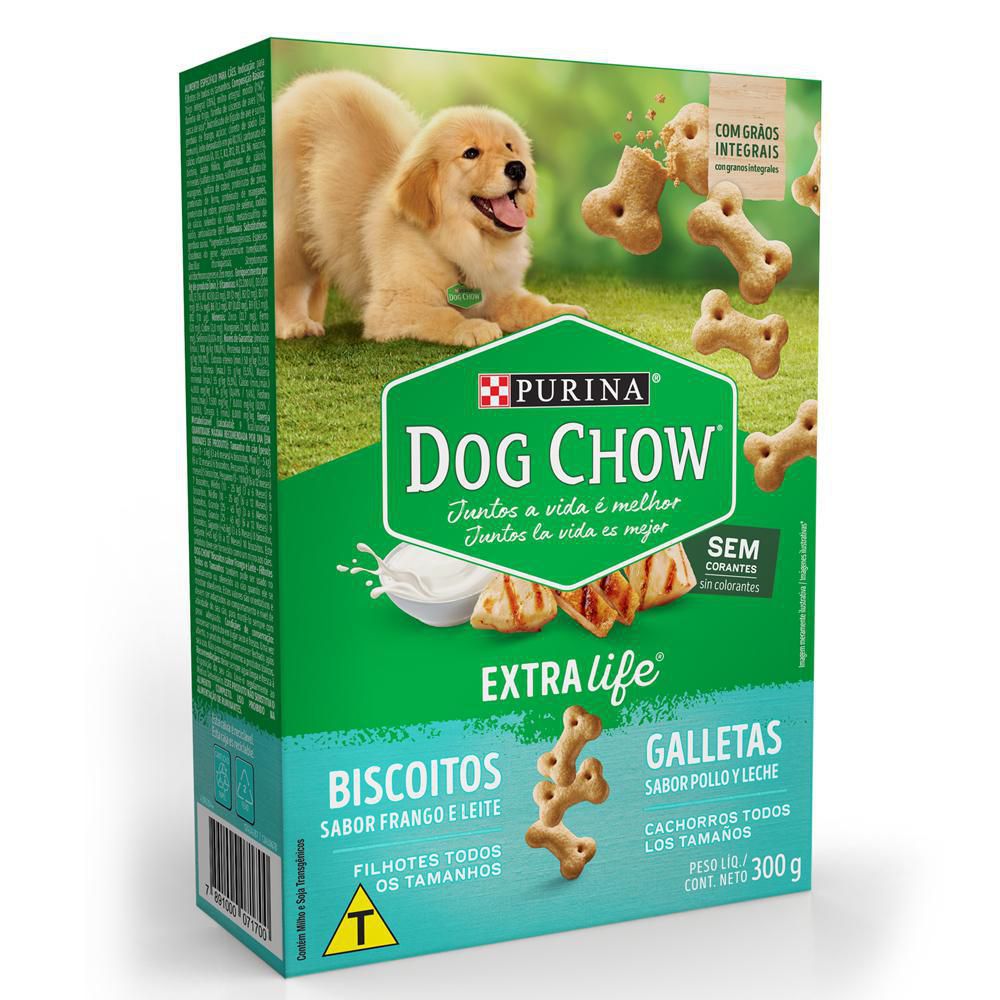 Galletas Pollo Leche PURINA DOG CHOW 300  gr img #3