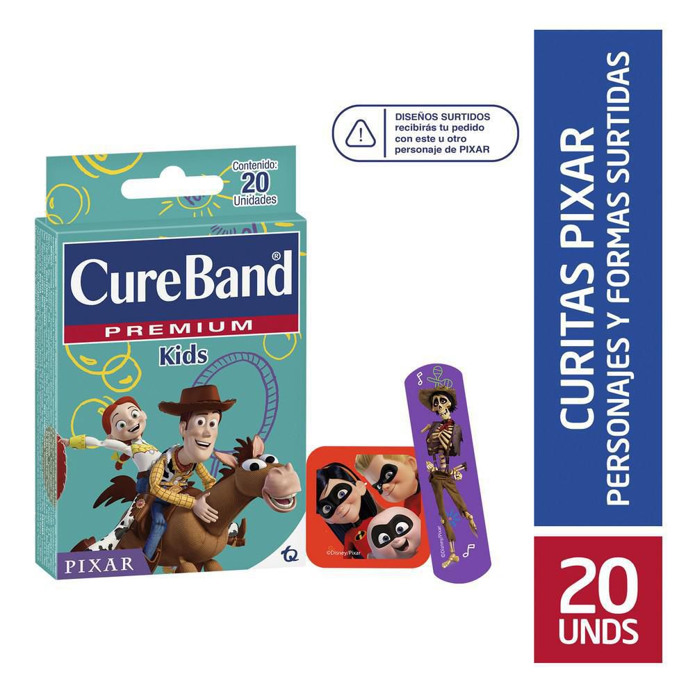 Curas CUREBAND premium kids pixar surtidas (20 und)