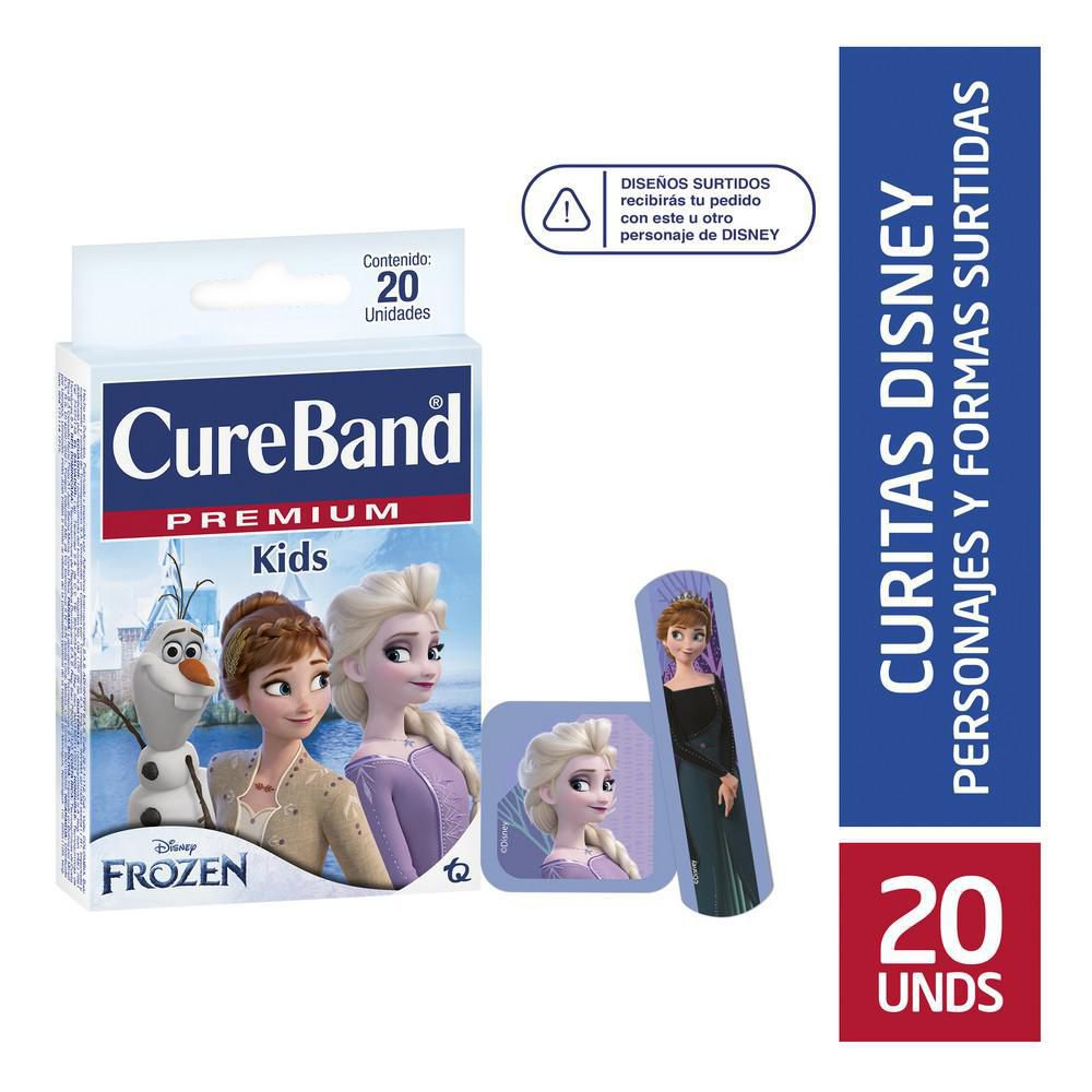 Curas CUREBAND premium kids disney surtirdas (20 und)