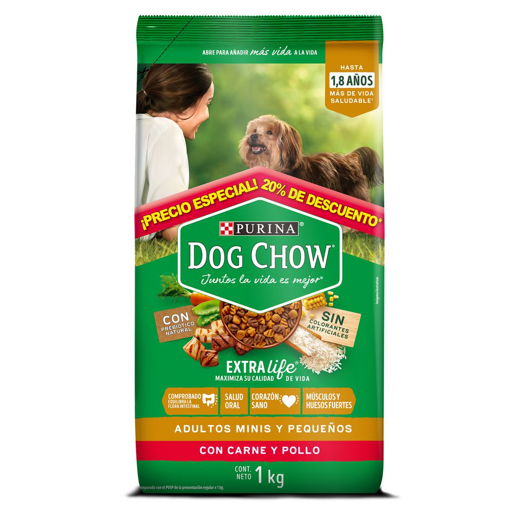 $Esp Alimento Perro Adulto PURINA DOG CHOW 1000  gr